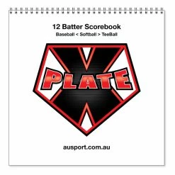 X-Plate 12 Batter Spiral Bound Scorebook