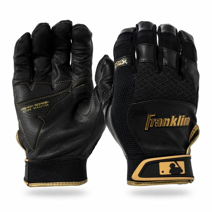 Franklin Shok-Sorb X Adult Batting Gloves 2 Franklin Shok-Sorb X Adult Batting Gloves - Image 2