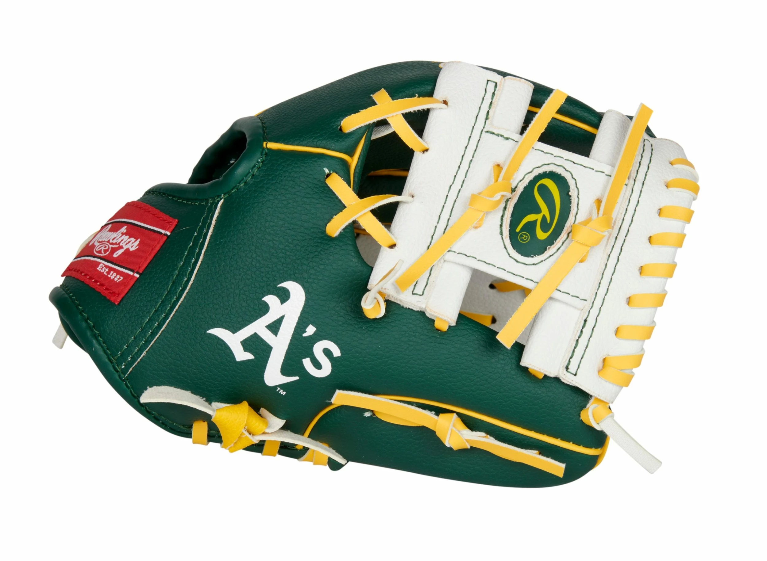 Rawlings Oakland Athletics 10in Youth Glove 3 Rawlings Oakland Athletics 10in Youth Glove - Image 3