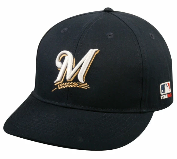 Team MLB Milwaukee Brewers MLB Navy Home White 'M' ADULT Poly CottonTwill Cap 1 Team MLB Milwaukee Brewers MLB Navy Home White 'M' ADULT Poly CottonTwill Cap