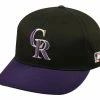 Team MLB Colorado Rockies Black/Purple Alternate Adult Adjustable Cap
