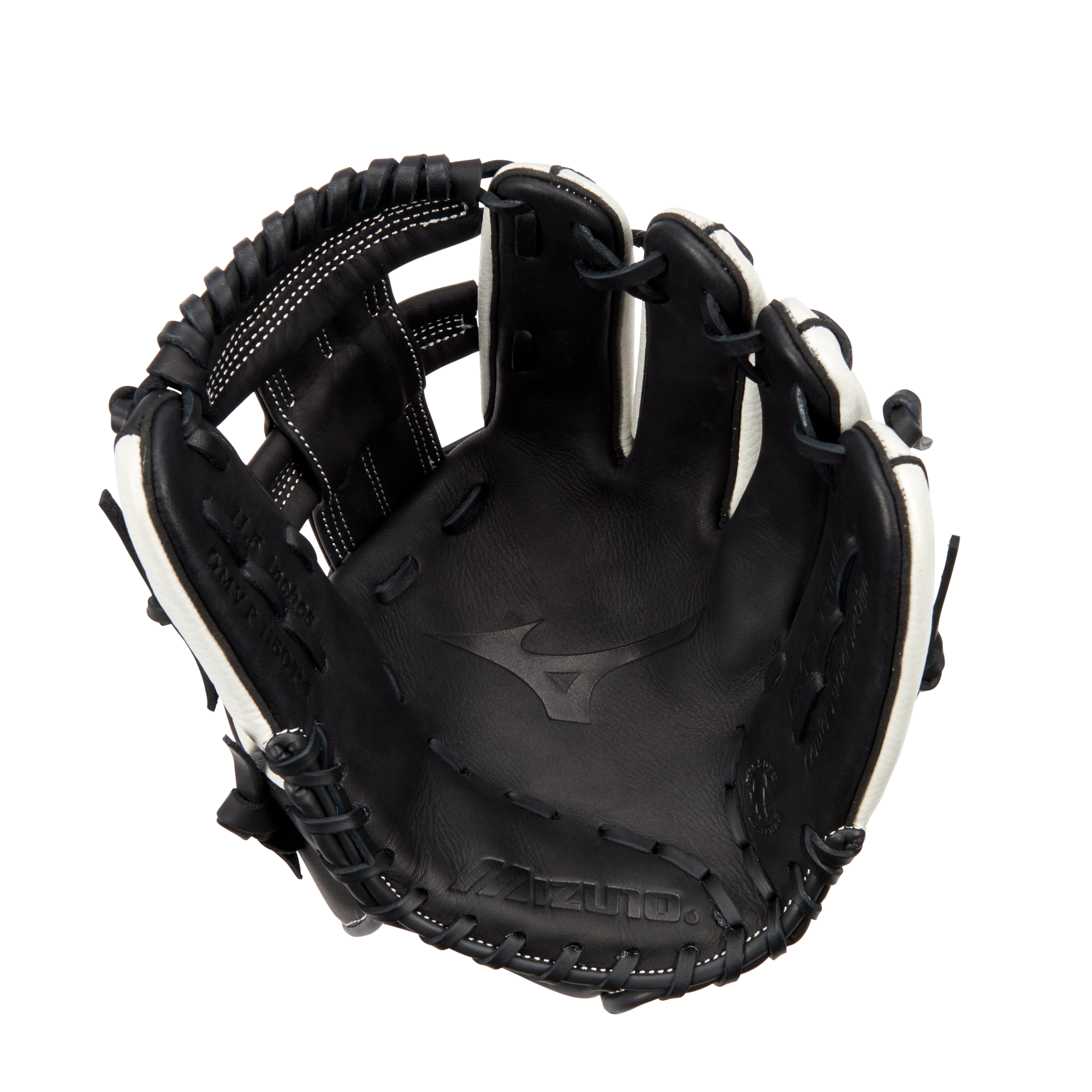 Mizuno MVP Prime Black/White 11.5in Infield Glove 1 Mizuno MVP Prime Black/White 11.5in Infield Glove