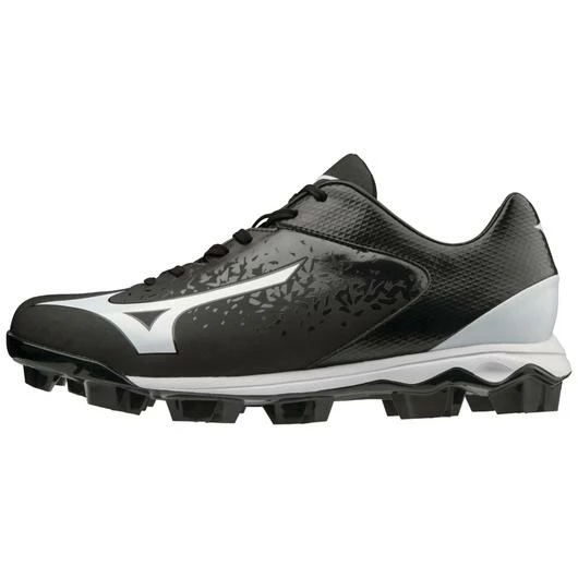 Mizuno Wave Select Nine Low Moulded Cleats - Black/White 6 Mizuno Wave Select Nine Low Moulded Cleats - Black/White - Image 6