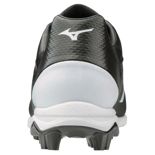 Mizuno Wave Select Nine Low Moulded Cleats - Black/White 5 Mizuno Wave Select Nine Low Moulded Cleats - Black/White - Image 5