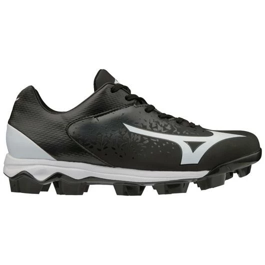 Mizuno Wave Select Nine Low Moulded Cleats - Black/White 1 Mizuno Wave Select Nine Low Moulded Cleats - Black/White