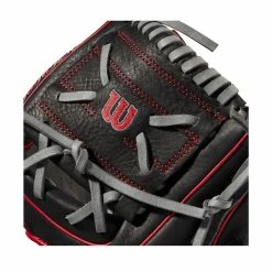 Wilson A1000 PFX2 Pedroia Fit 11in Infield/Pitcher's Glove -Bats shop 4087765744ad82d4f0dc49243d0475b50d1b12d7 WBW100131 4 A1000 PFX2 IF 11 Black Grey Red