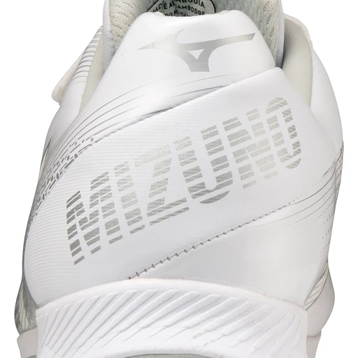 Mizuno LightRevo Junior TPU Moulded Cleats - White/White 5 Mizuno LightRevo Junior TPU Moulded Cleats - White/White - Image 5