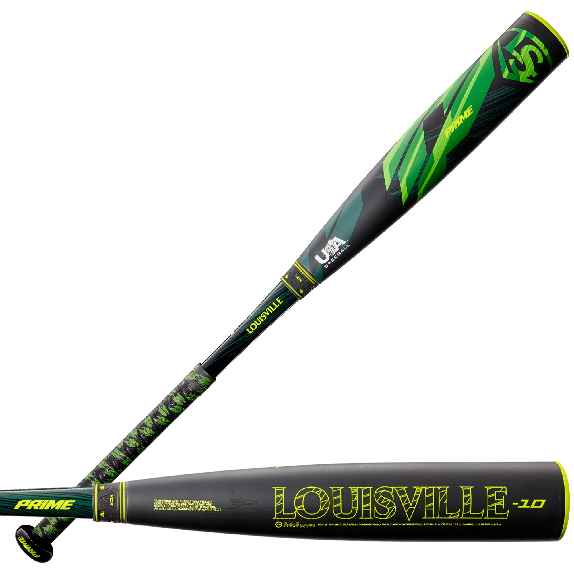 Louisville Slugger 2022 Prime USA Certified -10 Baseball Bat 1 Louisville Slugger 2022 Prime USA Certified -10 Baseball Bat