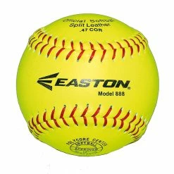 Easton 888 Solid-Core 12in Leather Softball || 6 PACK