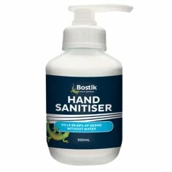 Bostik Hand Sanitiser Gel 500ml Pump