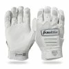 Franklin CFX FP Chrome Women Adult Batting Gloves - White