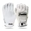 Franklin CFX Pro Adult Batting Gloves - Pearl White