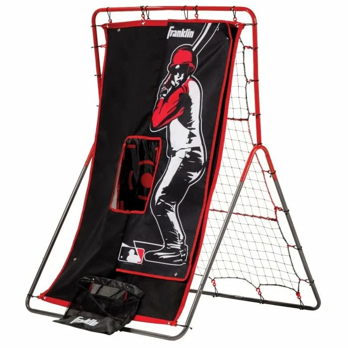 Franklin MLB 55in Switch-Hitter Pitch Return Net 1 Franklin MLB 55in Switch-Hitter Pitch Return Net