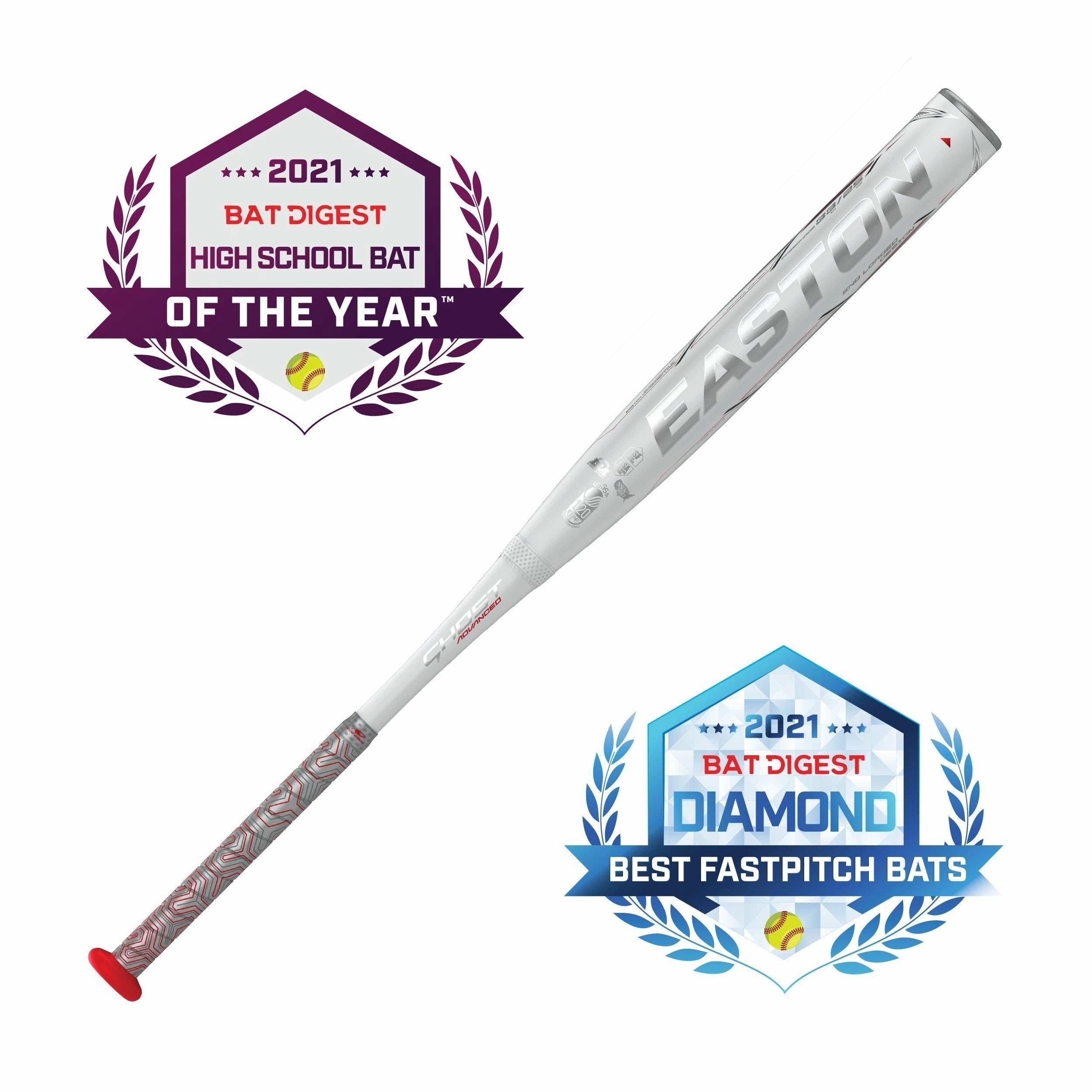 Easton Ghost Advanced Double Barrel 2-Pc Composite -8 Softball Bat 2 Easton Ghost Advanced Double Barrel 2-Pc Composite -8 Softball Bat - Image 2