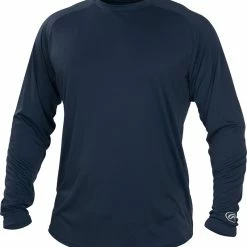 Rawlings Crew Neck Youth Long Sleeve Shirt 7 Rawlings Crew Neck Youth Long Sleeve Shirt -Bats shop LSRT N 1