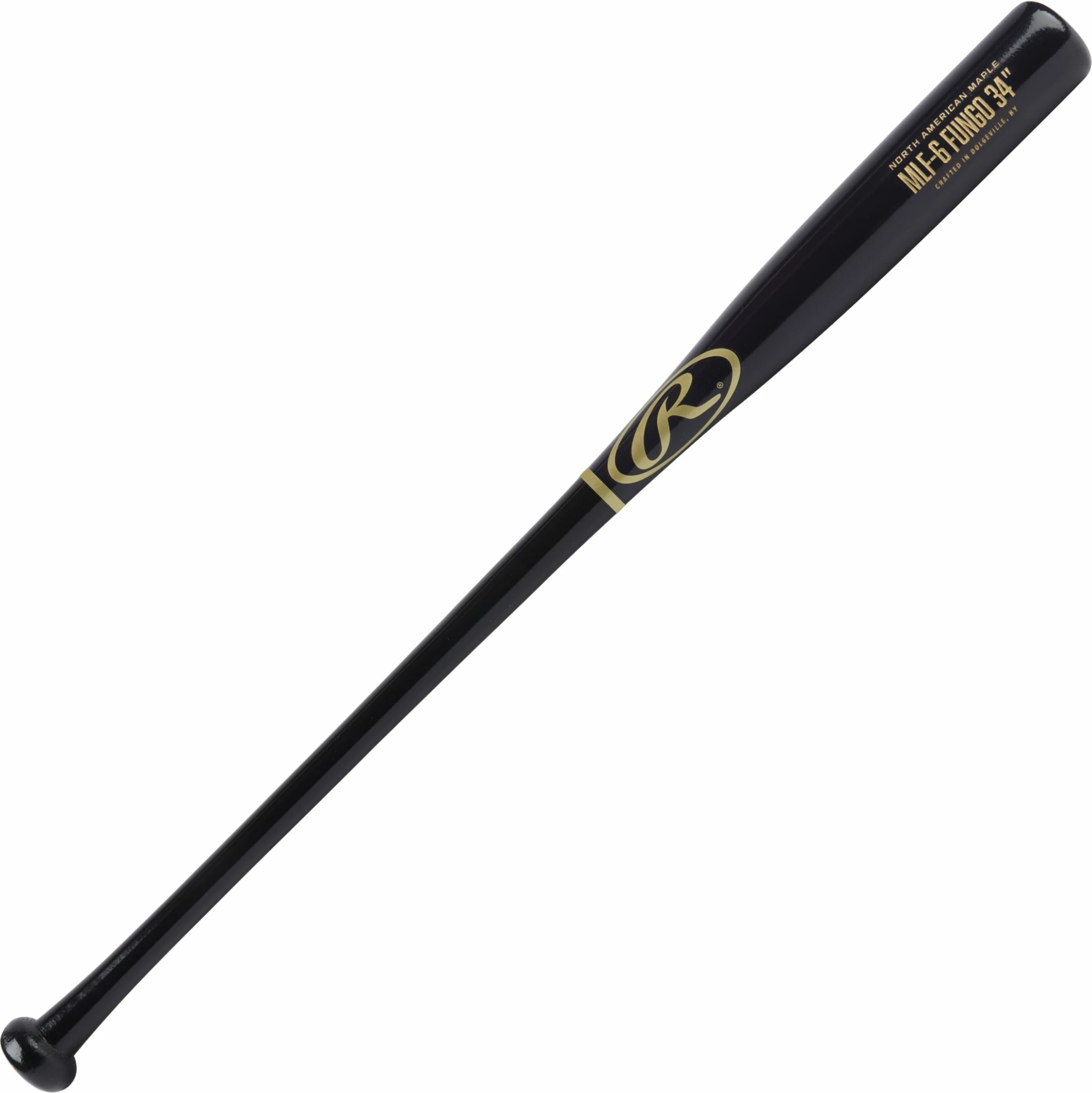 Rawlings MLF6 34in Maple Fungo Bat - Black/Navy 1 Rawlings MLF6 34in Maple Fungo Bat - Black/Navy