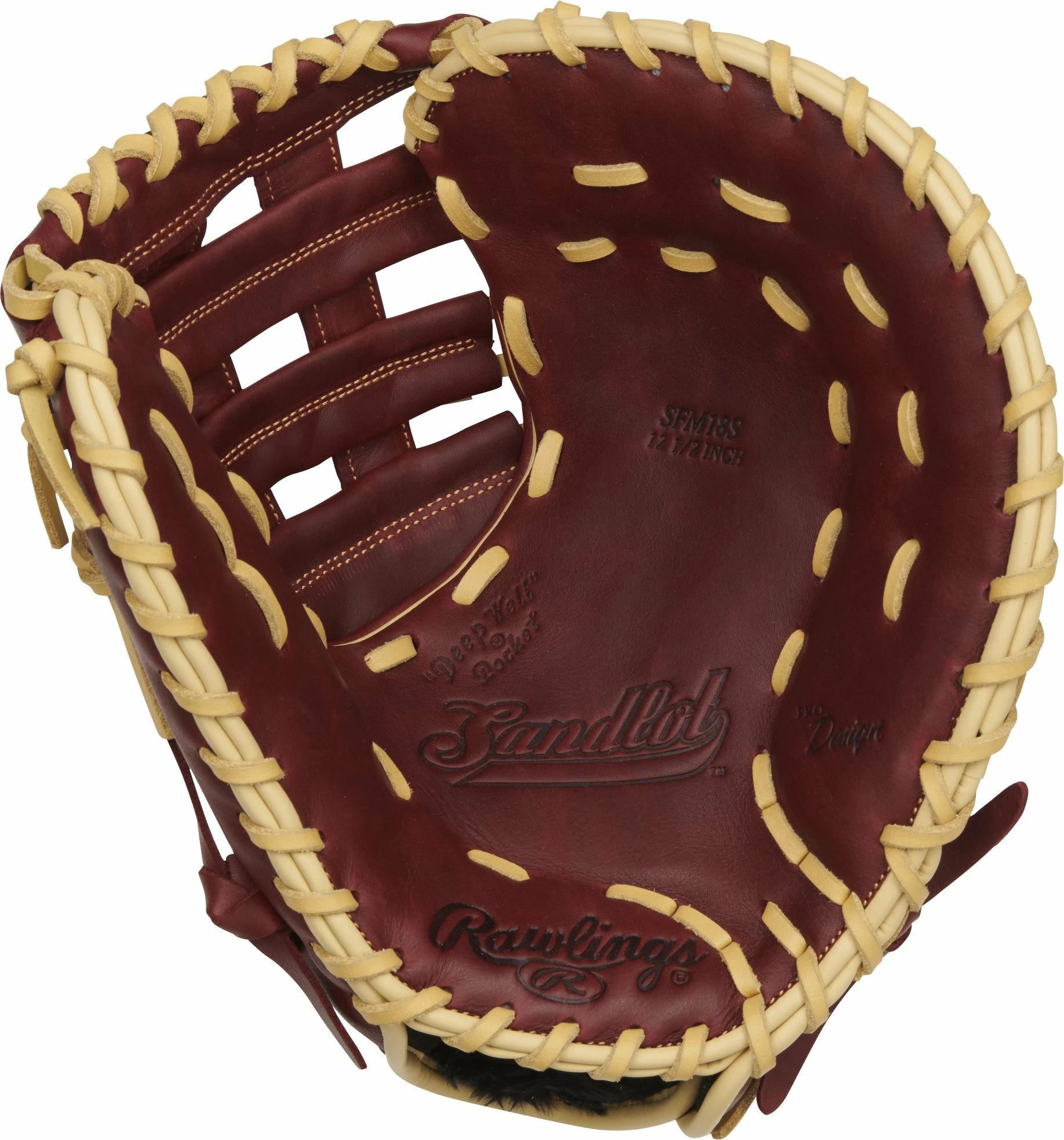 Rawlings Sandlot 12.5in First Base Glove || SFM18S 1 Rawlings Sandlot 12.5in First Base Glove || SFM18S