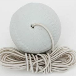 X-Plate Rubber Baseball On Elastic Return Cord