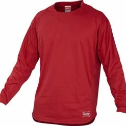 Rawlings Long Sleeve Pullover 12 Rawlings Long Sleeve Pullover -Bats shop UDFP3 S