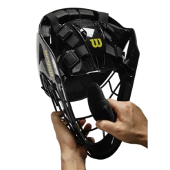Wilson Pro Stock Steel Umpire Helmet -Bats shop WTA5801BL 41106e523107de2b89c03303ce58890b