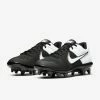 Nike Alpha Huarache Varsity Moulded Cleats - Black/White