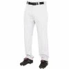Rawlings Medium Relaxed Belt Loop White Adult Pants