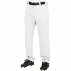 Rawlings Medium Relaxed Belt Loop White Adult Pants