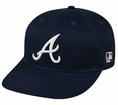 Team MLB Atlanta Braves Road ADULT Poly CottonTwill Cap