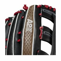 Wilson A2K 1799SS SuperSkin 12.75in Outfield Glove 15 Wilson A2K 1799SS SuperSkin 12.75in Outfield Glove -Bats shop f1419ad70d7f6bb5f7008c95f8eed60a464aecaf WBW100069 5 A2K OF 1799SS 1275 BlackSS BrownSnakeSS Black