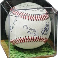 Markwort Pioneer Baseball Display Holder W/Grass Insert