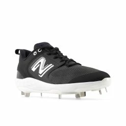 New Balance Fresh Foam 3000v6 2E Fit Metal Cleats - Black -Bats shop l3000bk6 5