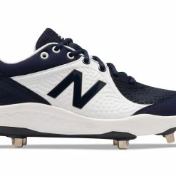 New Balance Fresh Foam 3000v5 2E Fit Metal Cleats - Navy