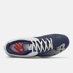 New Balance FuelCell 4040v6 2E Fit Metal Cleats - Navy -Bats shop l4040tn6 nb 04 i