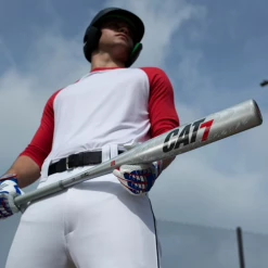 Marucci CAT7 Silver BBCOR Baseball Bat -Bats shop mcbc72s 1 13894.1592849467