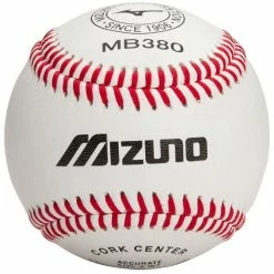Mizuno MB380 Premium Leather Baseball || SINGLE