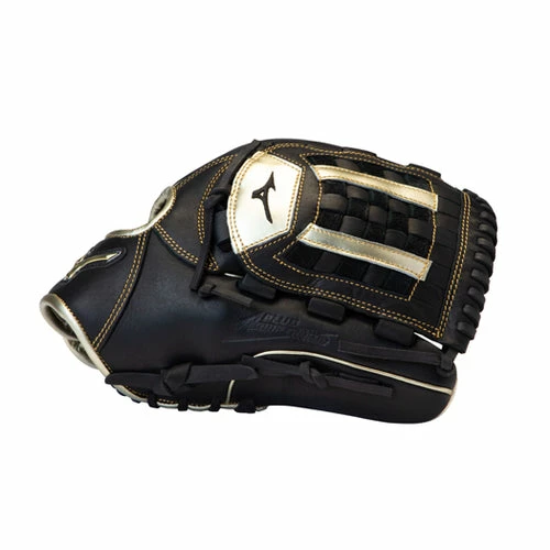Mizuno MVP Prime SE Black/ Gold 12in Infield/Pitcher's Glove 3 Mizuno MVP Prime SE Black/ Gold 12in Infield/Pitcher's Glove - Image 3