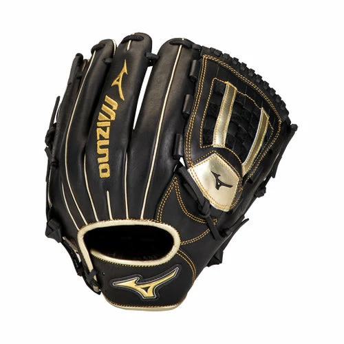 Mizuno MVP Prime SE Black/ Gold 12in Infield/Pitcher's Glove 2 Mizuno MVP Prime SE Black/ Gold 12in Infield/Pitcher's Glove - Image 2