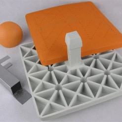 X-Plate "Impact SafeBase" Rubber Stem Breakaway Orange -Bats shop p37 cp52