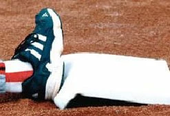 X-Plate "Impact SafeBase" Rubber Stem Breakaway Orange -Bats shop p37 cp53