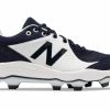 New Balance Fresh Foam 3000v5 2E Fit - Navy/White Moulded Cleats