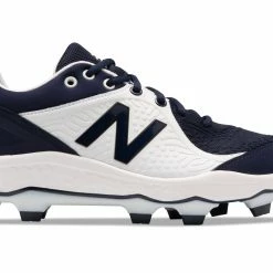 New Balance Fresh Foam 3000v5 2E Fit - Navy/White Moulded Cleats