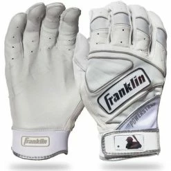 Franklin Powerstrap Chrome Adult Batting Gloves -Bats shop powerstrap chrome batting gloves white 490x.progressive 82927dd7 6644 4466 a040 ce7cb17880a4