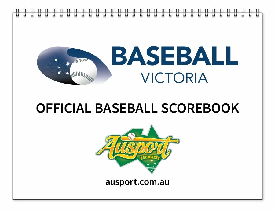 Baseball Victoria Official 9 Batter Score Book 1 Baseball Victoria Official 9 Batter Score Book