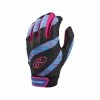 Rawlings Eclipse Girls Batting Gloves - Pink/Blue