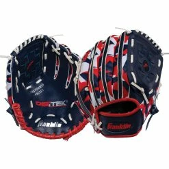 Franklin RTP Digitek Teeball Glove - Navy/Red