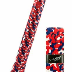 Vulcan Advanced Polymer Bat Grip - Red, White & Blue Camo 1.00mm