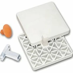 X-Plate "Impact SafeBase" Rubber Stem Breakaway White