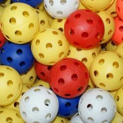 X-Plate 12in Plastic Wiffle Softballs || DOZEN