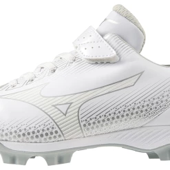 Mizuno LightRevo Junior TPU Moulded Cleats - White/White