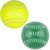 X-Plate Weighted Premium Leather Training Softball - 9oz